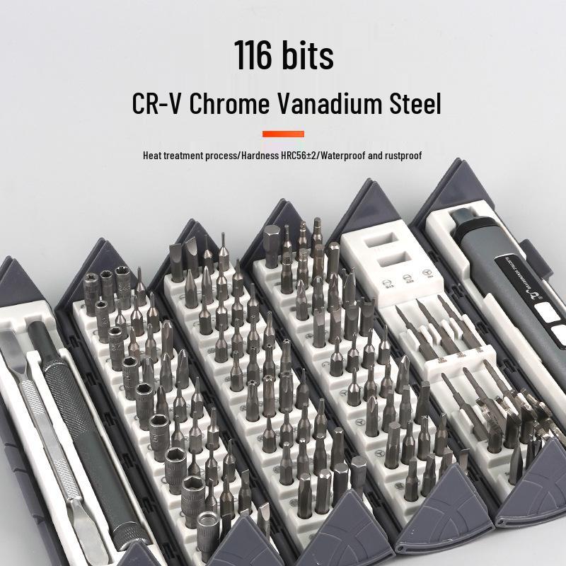 126-in-1 Precision Electric Screwdriver Set – Rechargeable Handheld Tool for Digital Repairs