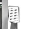 Rain Shower Panel with Hydromassage, Shelf, Column Set, Chrome