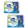 Moony Baby Wipes, Soft, Cashmere-Touch, Highly Moisturizing, Refill Pack of 76 Wipes X 8 Packs (Set of 2) - Additive-Free, Pure Water, Limited Edition