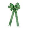 Patrick's Day Wreath Bows Green Glitter Wreath Bow for Front Door Patrick's Day Ornaments for Holiday Party Decor