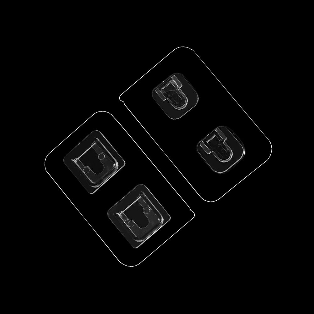 Seamless Storage Organizer Punch-free Plug Sticker Plug Fixer Transparent Socket Holder