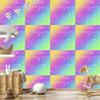 Lavender, mint and blue glitter wallpaper for living room and bedroom 50x1000