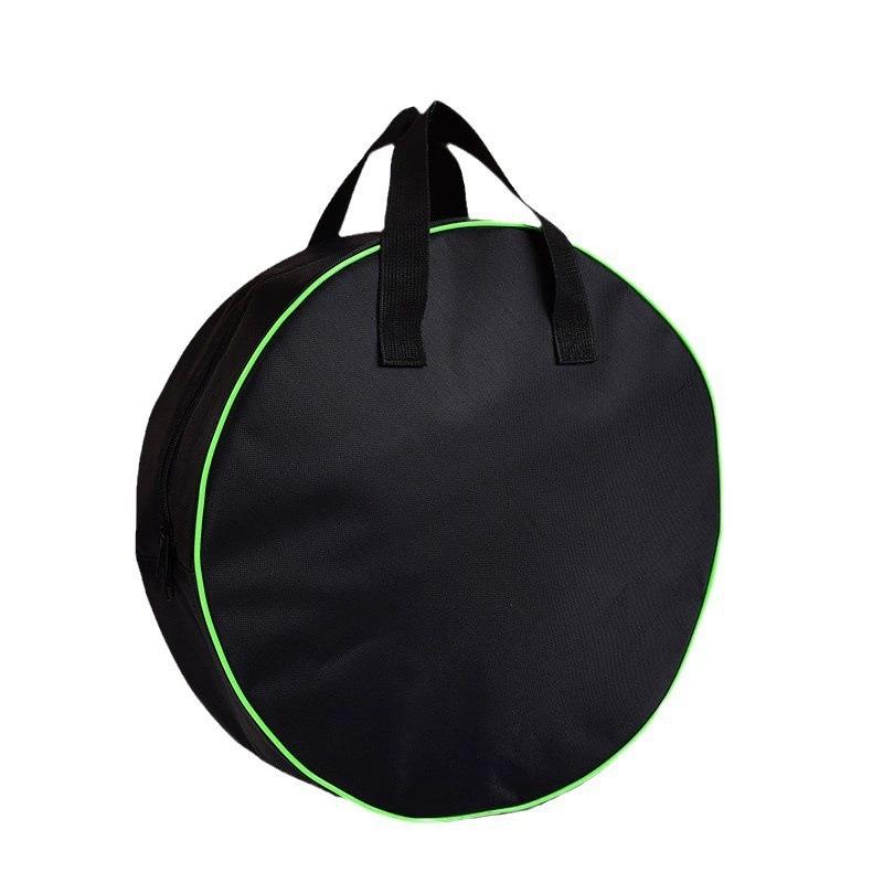 New Black Green Car Charge Cable Bag Waterproof Oxford Cloth Storage Bags Round Car Tools Organizer Car Accessories