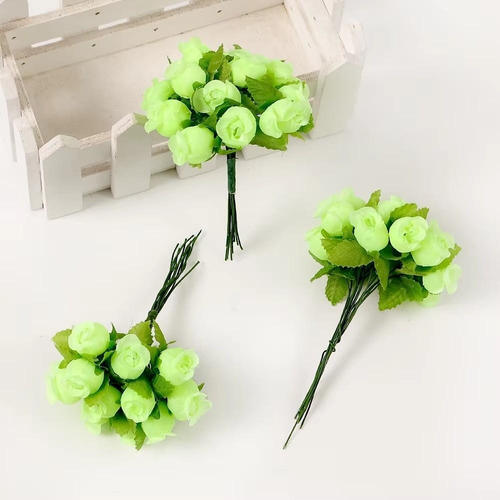 Small Bundle Simulation Flowers 12 Heads Flower Bouquet Creative Wedding Bouquet  Photography Props