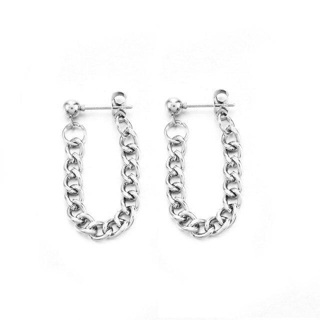 

Серьги-цепочки для женщин, уличные ретро-панк-стили, ювелирные изделия, серьги, популярные вечерние аксессуары для женщин, банкетные женские, новый подарок