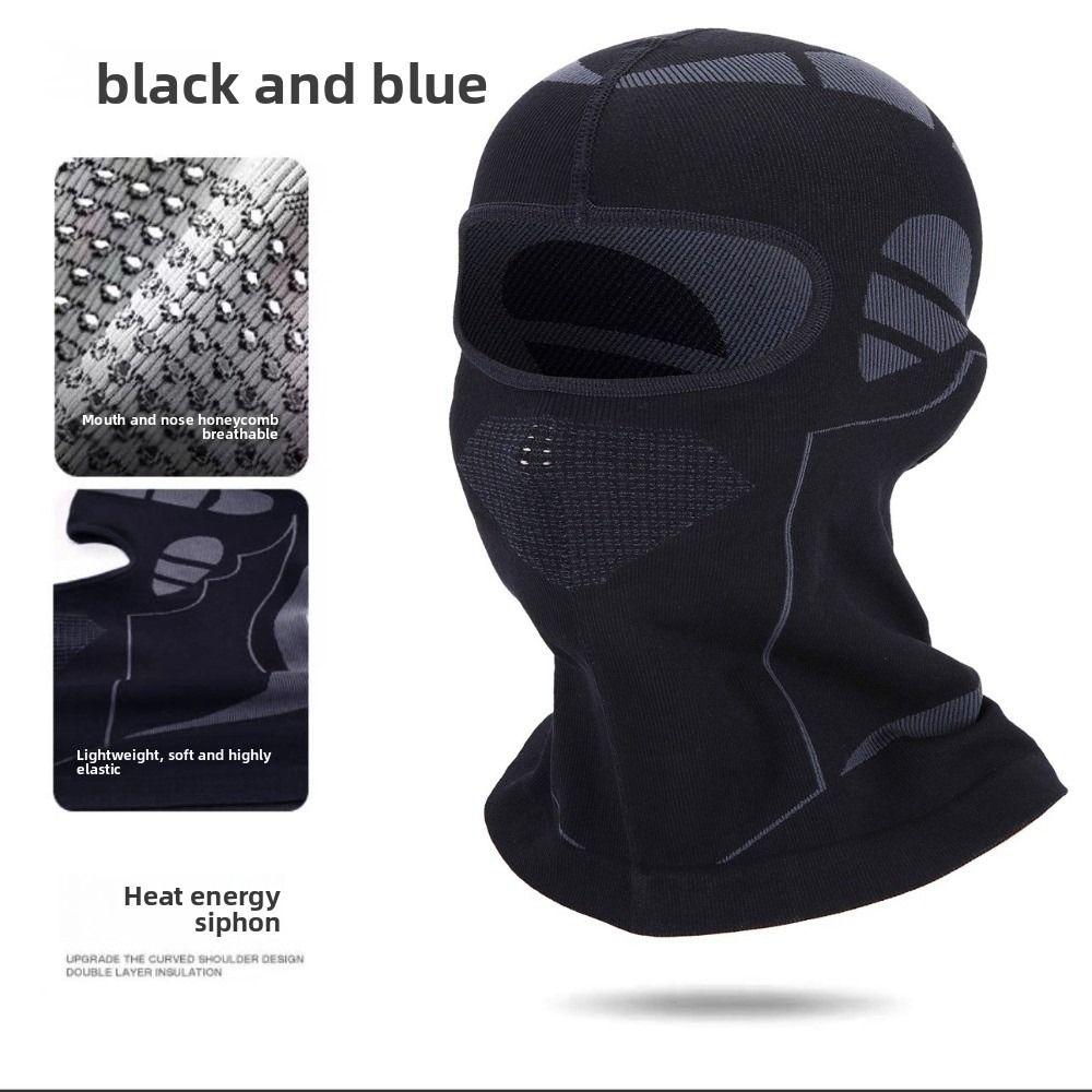 Cold Weather Motorcycle Balaclava Face Cover Breathable Helmet Hood Windproof Mask  Winter Ski