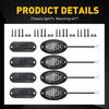 LED Rock Lights Underbody Light 9W For Jeep Offroad Truck ATV UTV 4X4 Car Boat A