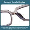 Blue Ray Blocking Anti-Blue Light Reading Glasses Spring Leg Large Frame Presbyopia Eyeglasses Classic Eye Protection