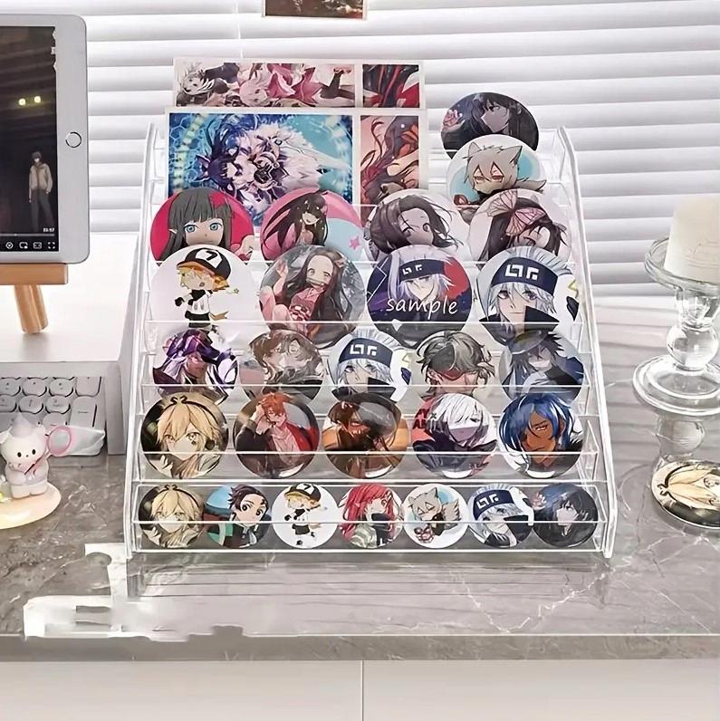 Display Stand Organizer For Nail Polishes Perfumes Cosmetics Container 7 Shelves