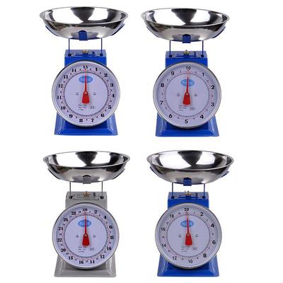 Set di bilance a molla da cucina: Bilancia a quadrante da 10 kg, con piatto da 5 kg e lancetta meccanica da 3 kg