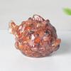 Resin Animal Desk Ornament With Natural Crystal Fill For Office Decor And Gift Giving