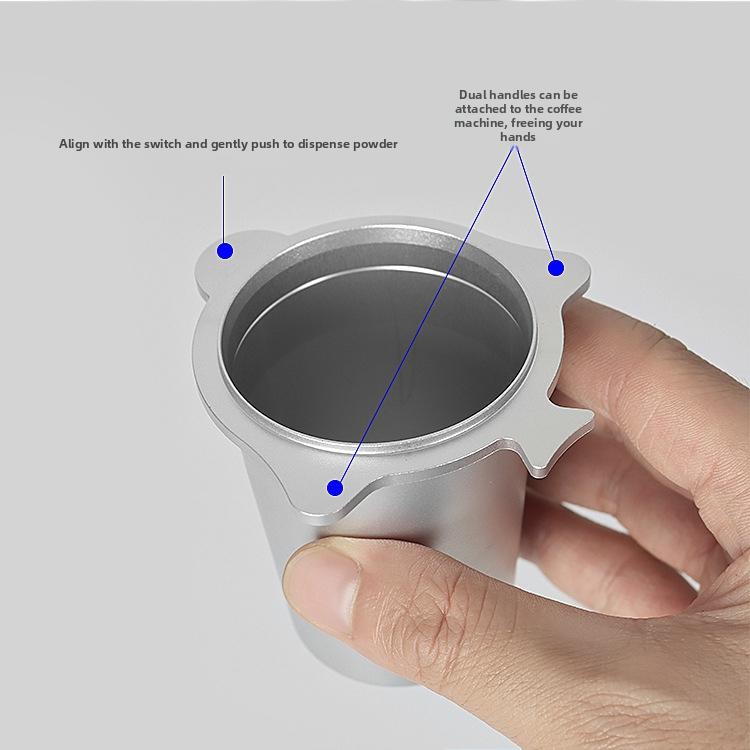 Coffee Filter Catcher FOR BREVILLE 8 Series Espresso Coffee Machine Grounds Cup Aluminum Alloy Anti Spill Dust Collection Cup