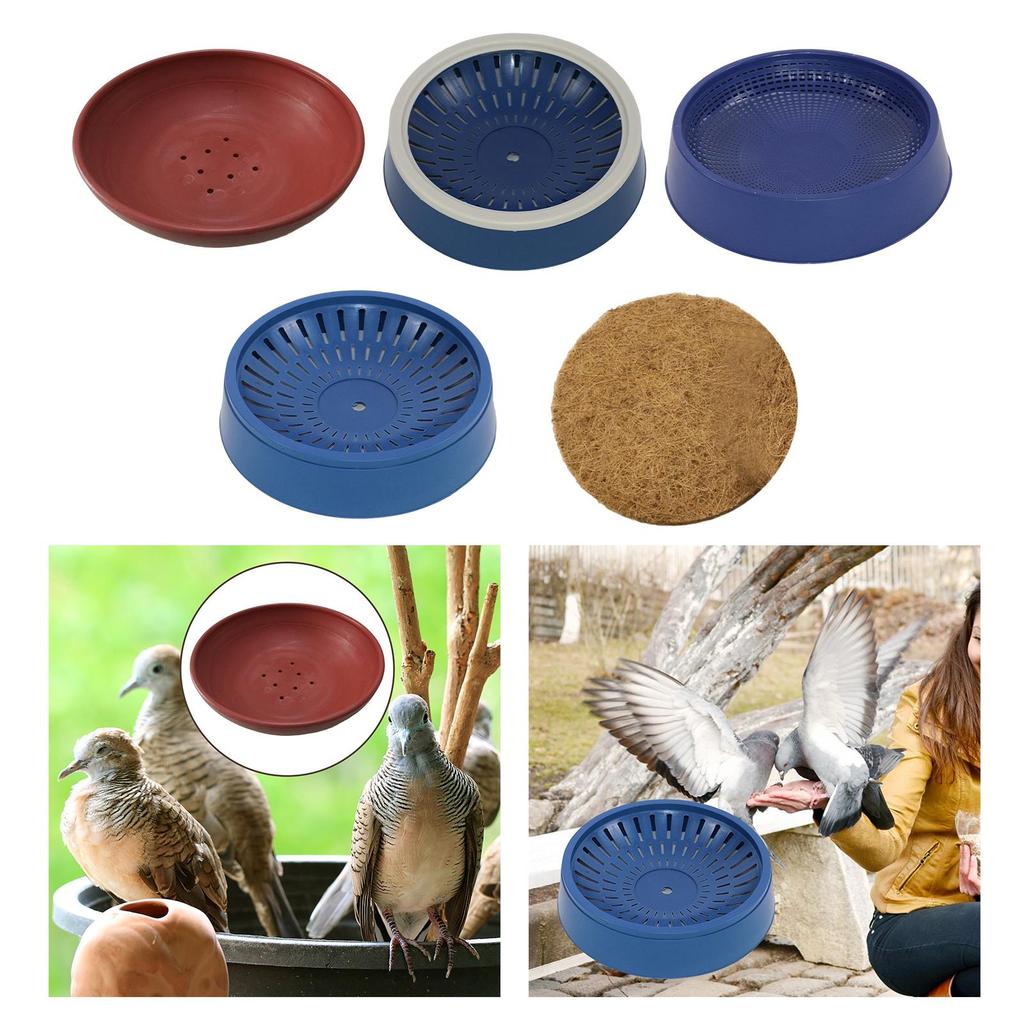 Pigeon Nesting Bowl, Bird Nest Bird Cage Breeding Hatching Nest for Pigeons, Doves,Quails and Small Birds,Pet Cage Supplies