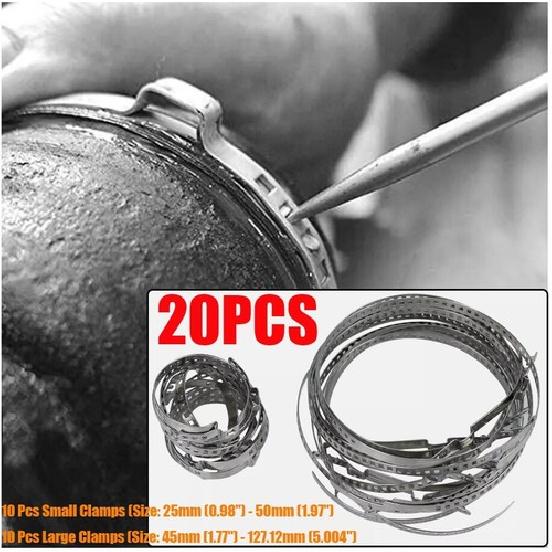 20x CV Boot Clamp Pliers CV Joint Boot Crimp Clamp Kit For Steering Gear Gaiters