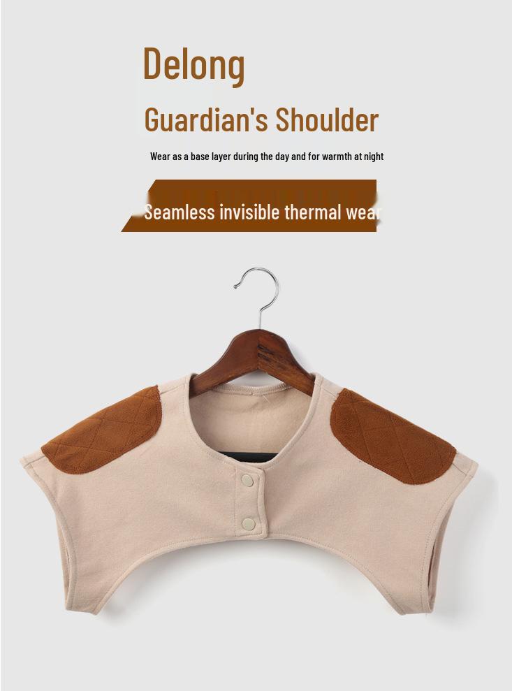 Beheizbare Fleece-Schulterweste für Damen & Herren - Warm, Dick & Fleecegefüttert für Herbst & Winter. Geeignet für mittleres und höheres Alter.