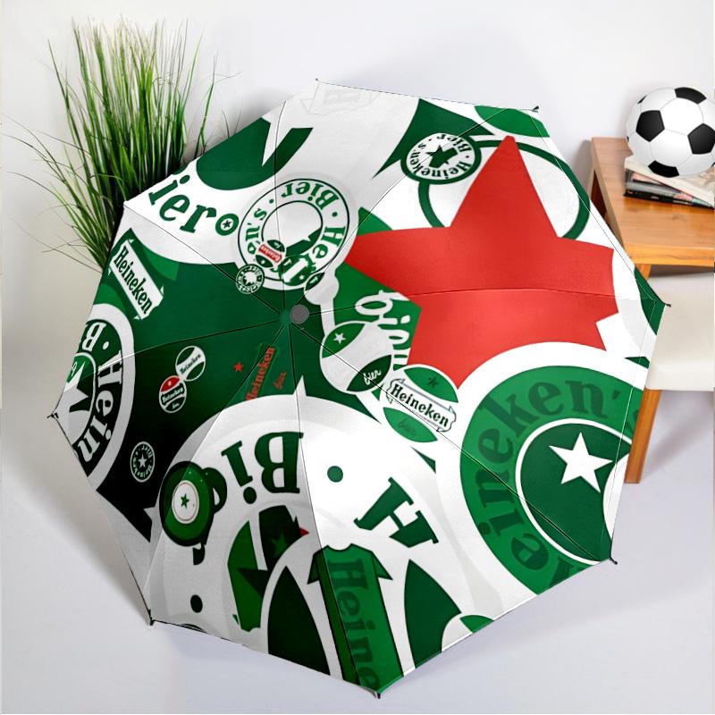 Open beer World Umbrella 8-Frame for Travel, Camping, Casual Lightweight Portable Umbrella, Essential for Every Family Holidays Gift