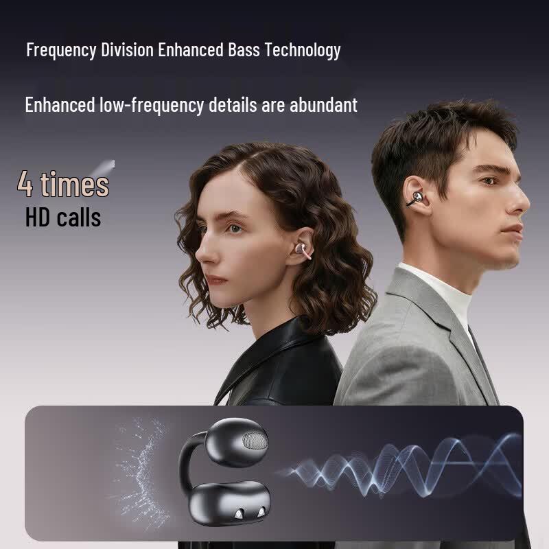 OKSJ HY-20 Open-Ear Clip-On Bluetooth Headphones