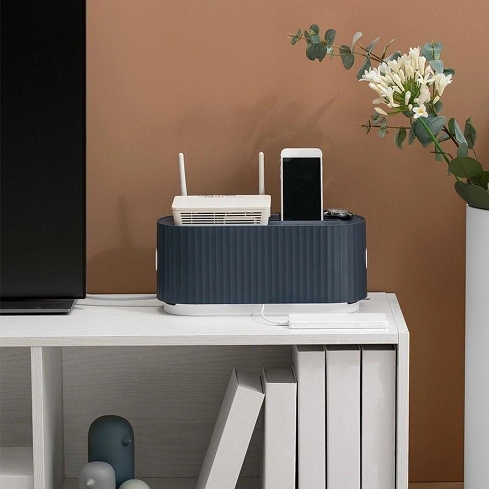 Router Board Bracket Socket Storage Case Mobile Charger Storage Storage Box Cable Storage Box  Home