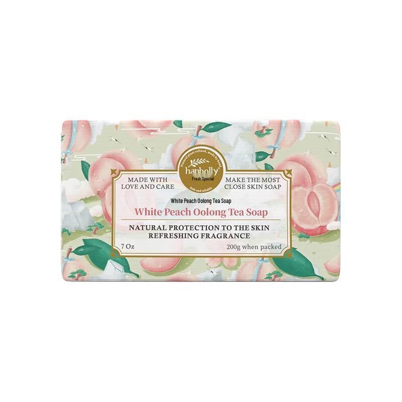 

Hanbolly White Peach Oolong Tea Scented Soap