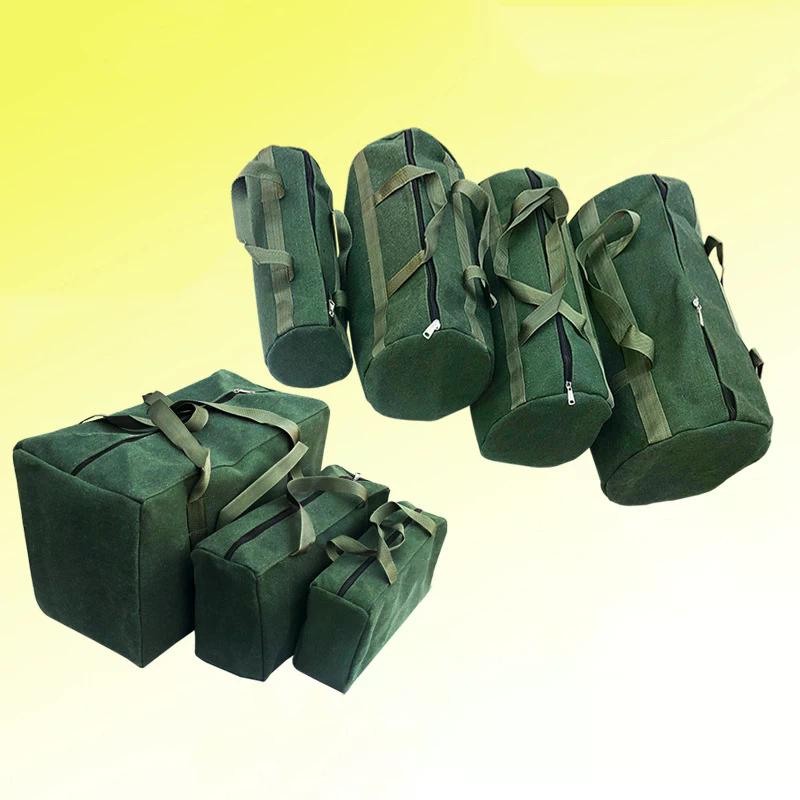 Durable Thicker Canvas Tool Bag Screwdriver Tools Packaging Large Capacity Repair Storage Pouch Electrical Tool Organizer