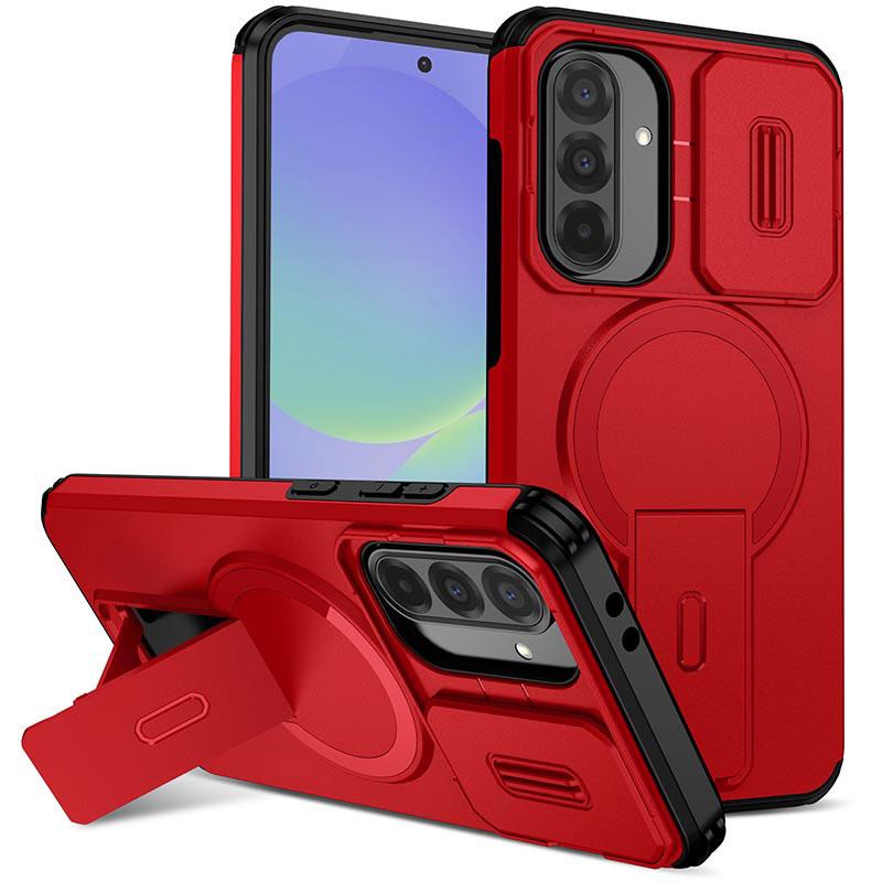 For Samsung Galaxy A16 A17 A26 A36 A56 5G Phone Case, Integrated Bracket Rotating Protective Cover Push Window Camera Protection