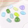 Clear Solid Oval Triangle Square Shape Nail Tools Nail Table Color Card Display DIY Manicure Nail Tips Practice Tools