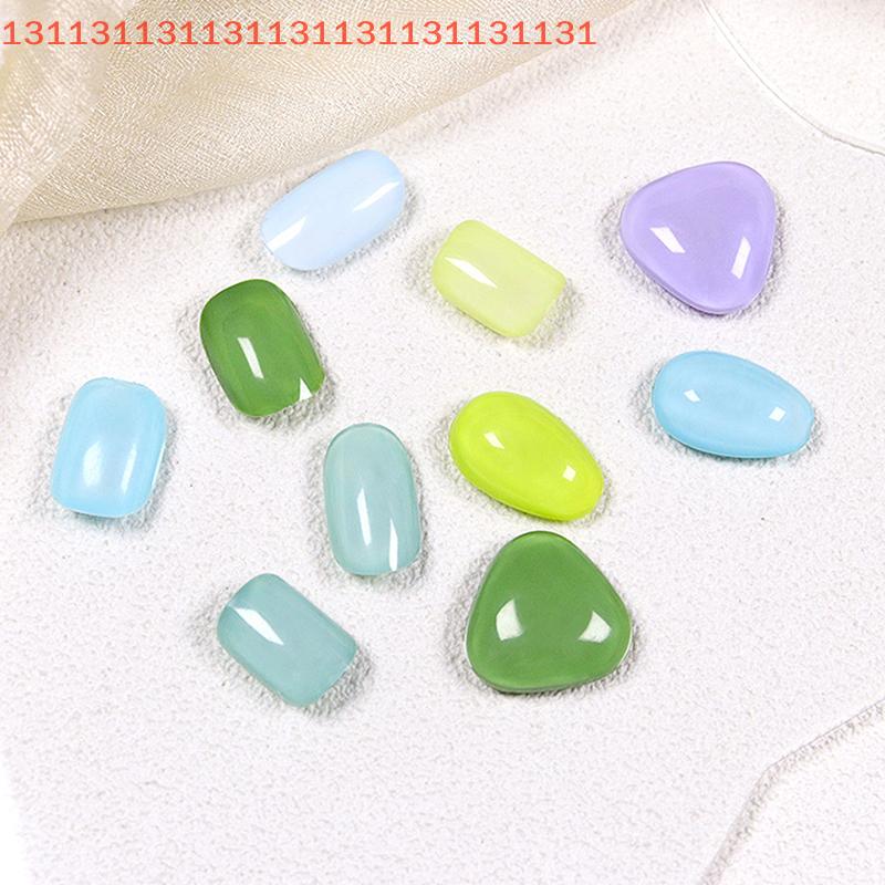 Clear Solid Oval Triangle Square Shape Nail Tools Nail Table Color Card Display DIY Manicure Nail Tips Practice Tools