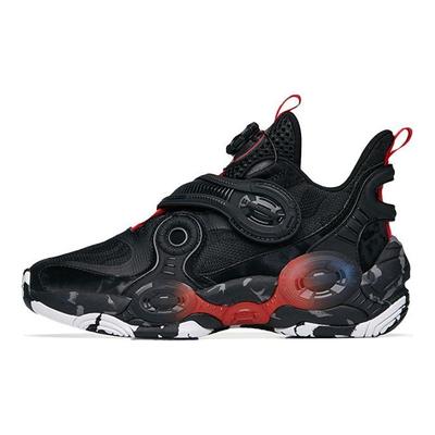 Youth  Childrens Alien 2 Comfortable Mid-Top Basketball Shoes Kids Basketball Shoes Black Red 312231115-2