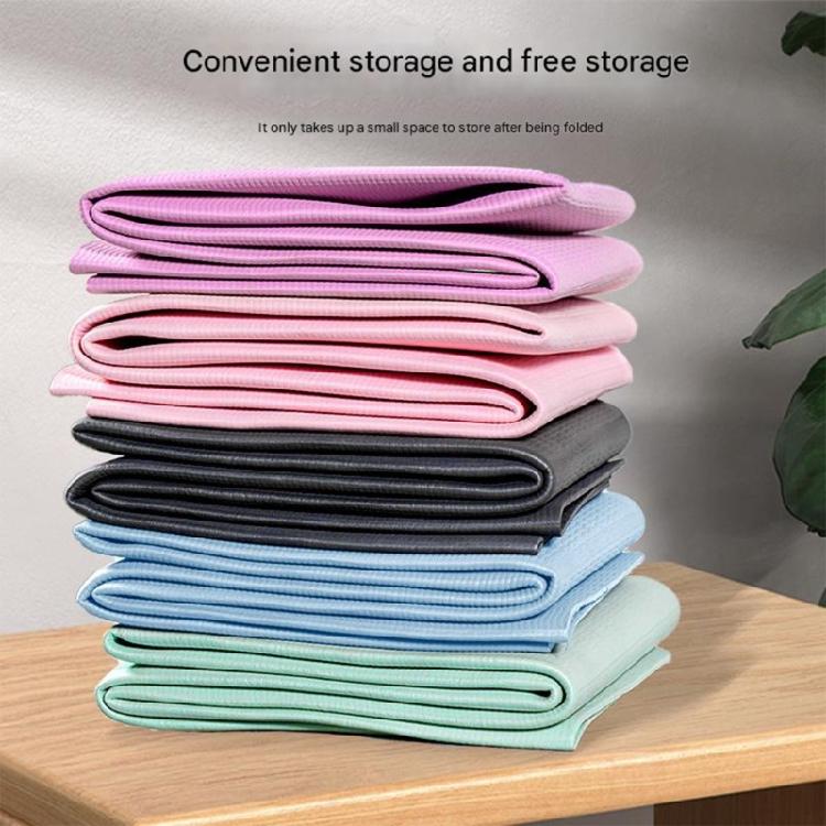 Foldable Travel Yoga Mat Lightweight Gym Mat Fitness Training Pilates Exercise Mat In/Outdoor Workout Yoga Mat for Women