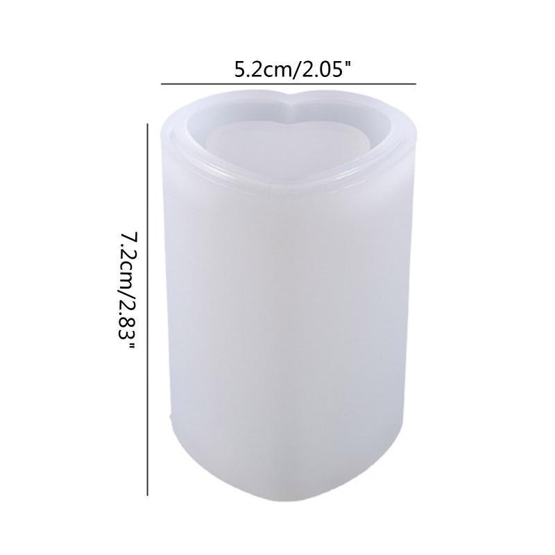 Silicone Resin Mold for Pen Holder Makeup Brushes Container Jewelry Storage DIY Resin Mould Casting Crafts Gift