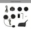 Xinowy V4Pro 4-Person Bluetooth Motorcycle Intercom Helmet Headset