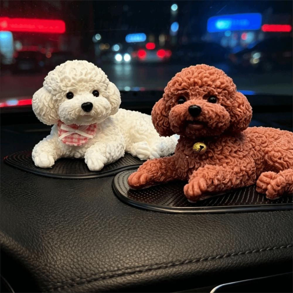 Slow Rebound Car Dashboard Decor Silicone Dog Toy Reduce Pressure Ornament Car Auto Interior