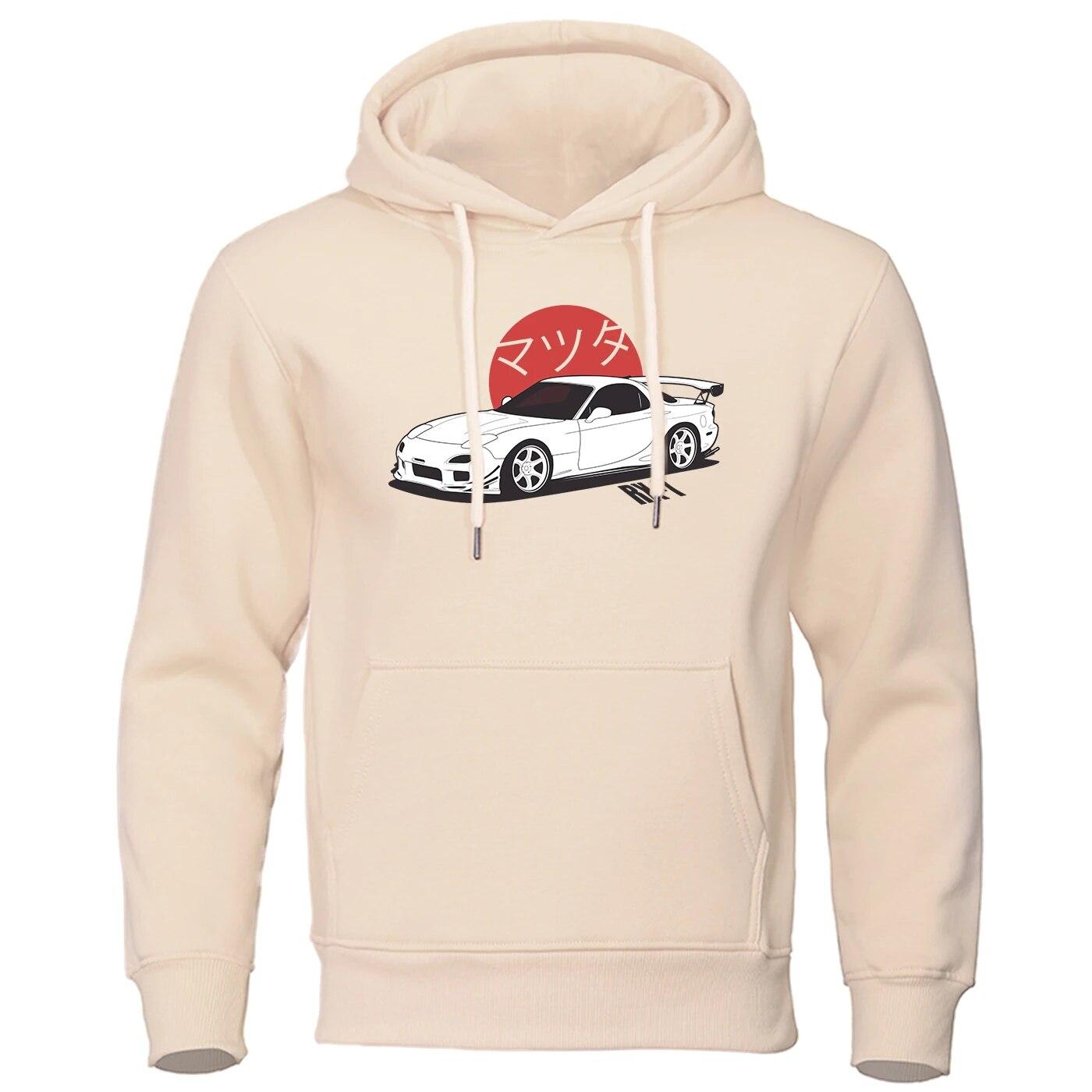 

Толстовки с капюшоном в стиле аниме Initial D, японский автомобиль RX7, модные топы с принтом, женская толстовка с капюшоном, уличная одежда, толстовки JDM, автомобильная культура S