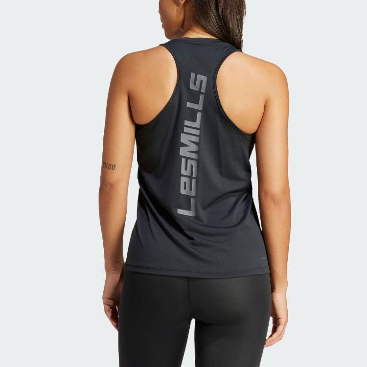 adidas Canotta Grafica Les Mills da Donna Nera Streetwear da Donna IX7982