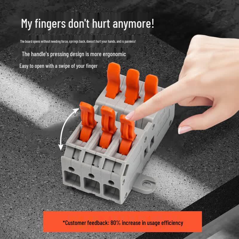 Huijun Quick Press Lever Wire Connector Terminals