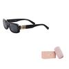 MIU MIU Square Sunglasses Women Sunglasses Black SMU08Z_E1AB_F05S0_C_053