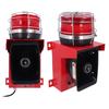 Industrial Sound and Light Reminder Water Proof LED Beads 120DB Volume Control Audible Visual Horn for Port Machinery Industry
