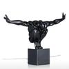 Diver TOOARTS Fiberglass Sculpture Home Decoration Black Diving Sculpture