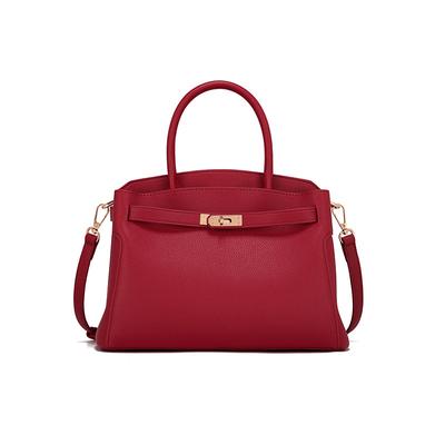 Hochzeitstasche Damen Brauttasche Hochwertige Rote Tasche Umhängetasche Große Kapazität Mutterlicher Stil Damentasche