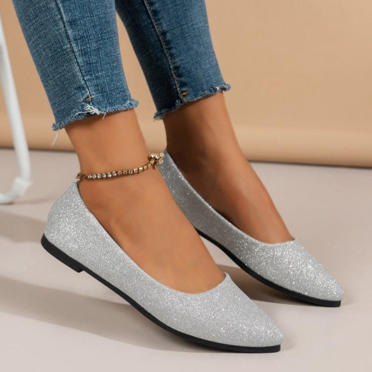 New 2026 Women Flats Pointed Toe  Fashion Flat Shoes Women Ballerina Comfortable Loafers Casual Lightweight Sneakers Women