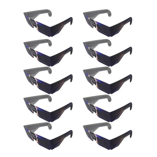 Professional Sun Glasses Solar Eclipse Glasses UV IR Filter Sun Glasses Adults Safe Shades for Direct Sun Viewing