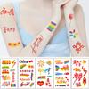 New National Day Text Chinese Tattoo Stickers Waterproof Party Party Gift Funny Fun DIY Face Stickers