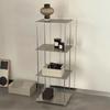 Minimalist Stainless Steel Bauhaus Shelf Living Room Storage Rack High-end Kitchen Organizers Wall Shelves Home and Garden Table