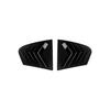 For BMW 5 Series G30 2018      Car Exterior Rear Window Quarter Scoop Louver Shutter Cover Side Vent Trim