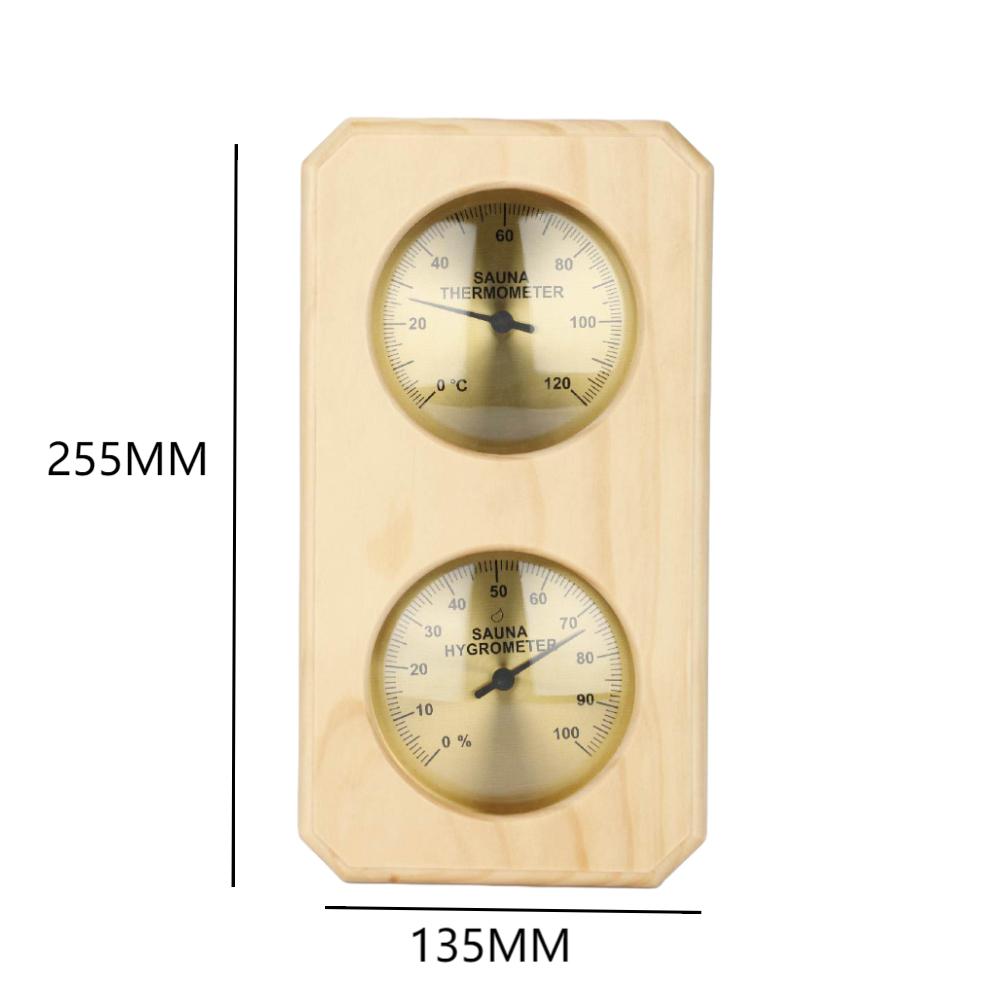 

Wall Mount Hygrometer Sauna Hygrometer Steam Room Humidity Range 0 100 RH Easy Wall Installation For Wine Cellars