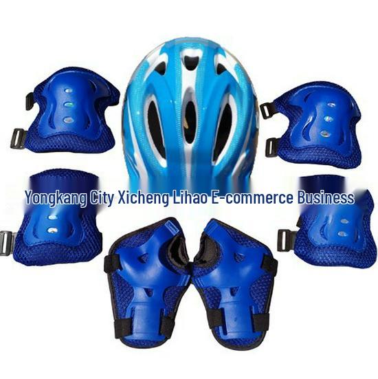 Dětská 7dílná bezpečnostní sada pro helmy, kola, brusle a skateboardy