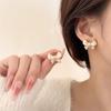 2023 Trendy Bow Oil Drop S925 Silver Fairy Earrings