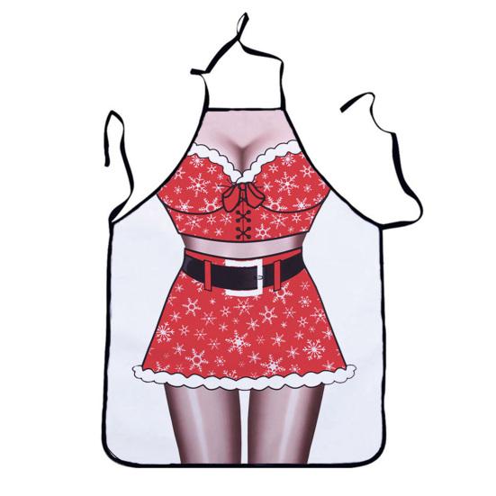 Cute Apron Sturdy Ornamental Convenient Kitchen Apron Sleeveless Unisex Baking Sexy Pattern Apron Apron Kitchen Accessories CDN
