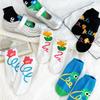 5 Pairs of Women's Summer Thin New Non Slip with Shallow Mouth Boat Socks
