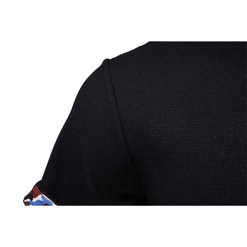 Summer Men's Solid Color Splicing Polo Shirts Short Sleeve Breathable Casual Contrast Color Lapel Collar Streetwear Basic Tops